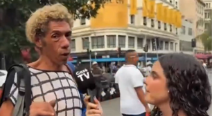 Repórter da CazéTV cai na risada com resposta de entrevistada: 'Tô grogue'