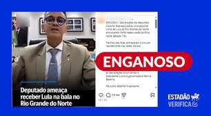 Deputado do Rio Grande do Norte disse que receberia sindicalistas armado, e não Lula; vídeo é antigo