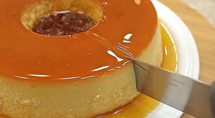 Pudim de leite feito com água: confira receita leva apenas 3 ingredientes!