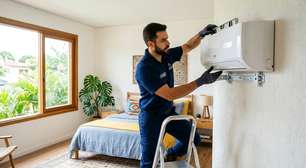 Quanto um profissional cobra para colocar ar-condicionado split em três quartos de uma casa em 2026?
