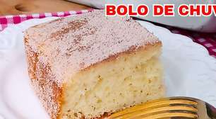 Bolo de chuva assado: o verdadeiro sabor da infância, perfeito para acompanhar um café