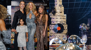 Túnel de LED, bolo gigante de 1,40m e globos espelhados: os detalhes do aniversário LUXUOSO de Ticiane Pinheiro em 30 fotos