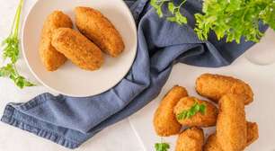 Bolinho de sardinha na airfryer fica crocante e ajuda a salvar refeições rápidas