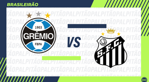 Grêmio x Santos: prováveis escalações, arbitragem, onde assistir e retrospecto