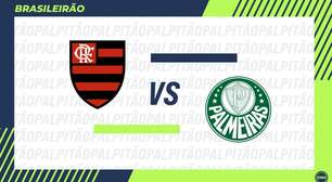 Flamengo recebe o Palmeiras em confronto direto pela liderança do Brasileirão