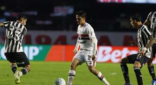 Pablo Maia comenta a tristeza do empate do São Paulo com o Botafogo