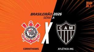 Corinthians x Atlético, AO VIVO, com a Voz do Esporte, às 17h