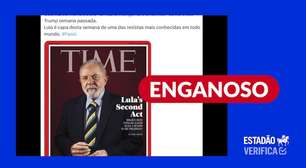 Capa da revista 'Time' com Lula é de 2022, não de agora