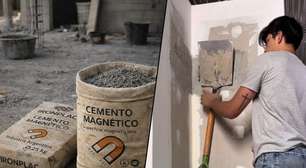 Estudante argentino inventa cimento que torna as paredes magnéticas: uma solução para pendurar coisas sem furadeira nem parafusos