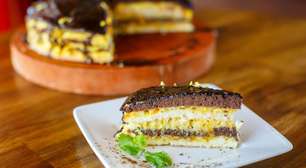 Pavê de limão com chocolate é a receita perfeita para aproveitar em família