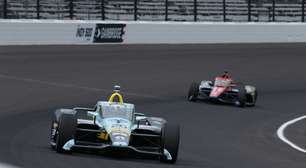 Indy 500: Rossi e Palou travam duelo intenso nas primeiras voltas; Brasileiros avançam no pelotão