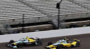 Indy 500: Amarela abre ciclo de paradas e ECR sofre nos boxes