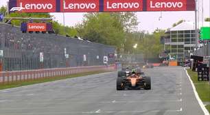 F1: McLaren erra leitura da pista na largada e despenca após pit stop precoce