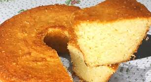Bolo de macaxeira com massa fácil