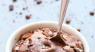 Brownie de caneca feito em menos de 5 minutos
