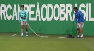 Ramón Sosa, do Palmeiras, inicia transição física e faz atividades com bola
