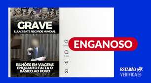 Viagens que custaram R$ 7,35 bilhões são de todo o Poder Executivo federal, e não só da Presidência