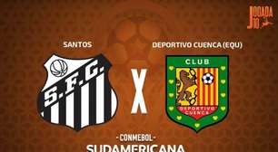 Santos x Deportivo Cuenca, AO VIVO, com a Voz do Esporte, às 20h