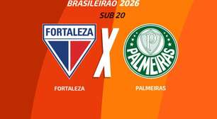 Fortaleza x Palmeiras (Sub-20): onde assistir, escalações e arbitragem