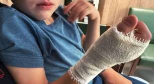 Ex-BBBs se desesperam após box estourar em filho de 3 anos:
