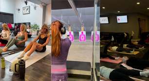 Pilates com armas? Aula nos EUA mistura alongamento e prática de tiros