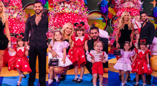 'Volta mais esperada que a Copa': Virgínia e Zé Felipe posam juntos em festa da filha e web implora por reconciliação
