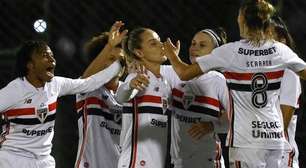 São Paulo domina e vence Santos pelo Brasileirão Feminino