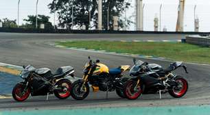 Ducati reúne suas 3 motos lendárias inspiradas em Ayrton Senna