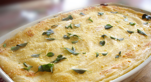 Carne moída com creme de milho cremoso