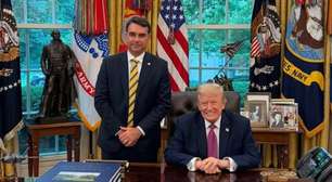 Após encontro com Trump, Flávio Bolsonaro posta foto de Lula com Maduro e diz: 'Agora é só escolher'