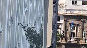 Drone sobrevoa prédio de órgãos estaduais no Centro do Rio e chama atenção