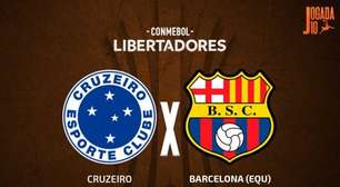 Cruzeiro x Barcelona-EQU: onde assistir, escalações e arbitragem