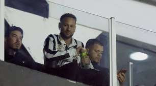Neymar, do Santos, reage ao ser questionado sobre edema: "Problema do quê?"
