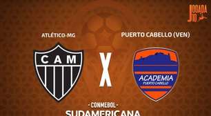 Atlético x Puerto Cabello, AO VIVO, com a Voz do Esporte, às 17h30