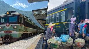 Os trens mais importantes da China não viajam a 300 km/h: viajam a 40 km/h, ligam aldeias e transportam galinhas como passageiros