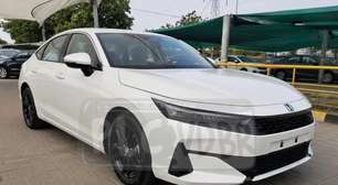 Honda City com novo visual é flagrado sem camuflagem e tem carinha de Prelude