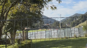 De helicóptero, jogadores chegam à Granja Comary para apresentação da Seleção Brasileira
