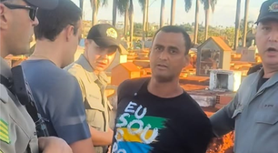 Influenciador é preso em confusão com a PM após denunciar suposta venda de túmulos ocupados em GO