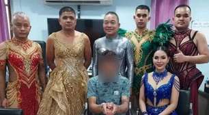 Policiais se disfarçam de drag queens para prender suspeito de crime na Tailândia