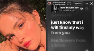 Selena Gomez apoia lançamento de Ariana Grande