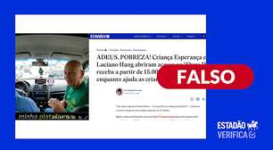 É falso vídeo de Luciano Hang prometendo investimento com retorno de R$ 15 mil por mês