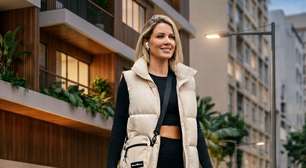 Esses novos tênis da Skechers na cor 'manjar com calda de laranja' une conforto e estilo na medida certa: vai ficar incrível no look activewear das garotas fashionistas neste Inverno