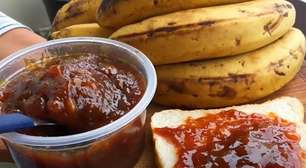 Geleia de banana em 40 minutos