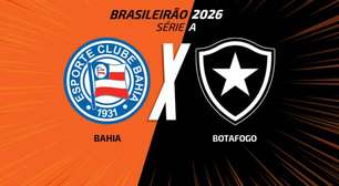 Bahia x Botafogo: onde assistir, escalações e arbitragem
