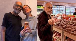 Flora Gil registra Gilberto Gil vivendo como 'anônimo' nos EUA: 'Dá pra fazer umas comprinhas'