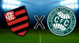 Flamengo x Coritiba pelo Brasileirão: onde assistir ao vivo, horário e escalação