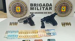 Disparos perto de evento resultam na apreensão de pistolas e munições no Litoral