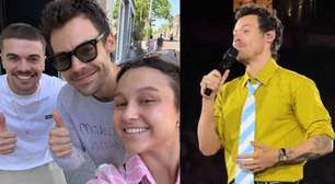 Harry Styles vira 'cupido' de casal brasileiro durante seu show: 'Convidado para ser meu padrinho'