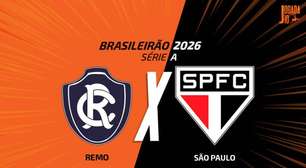 Remo x São Paulo, AO VIVO, com a Voz do Esporte, às 19h