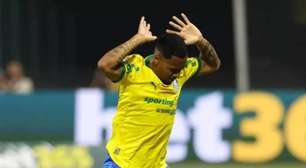 Allan, do Palmeiras, é expulso após pisão contra a Chapecoense